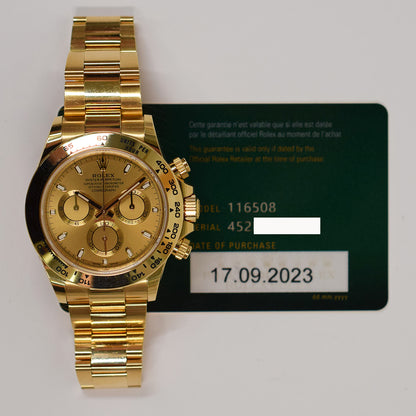 Rolex Daytona Champagne Dial 116508 (2023)