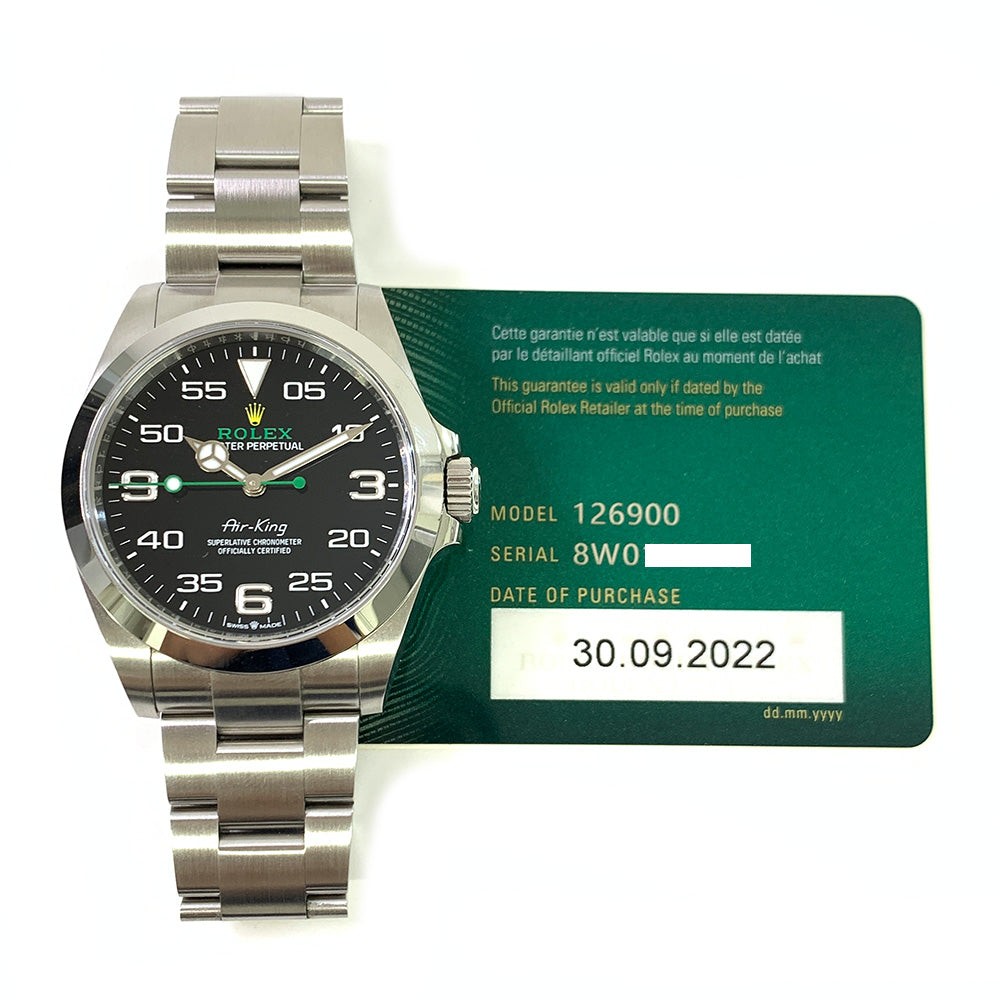 Rolex Air-King Black Dial 126900