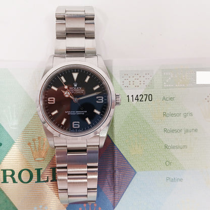Rolex Explorer 36mm Black Dial 114270 (2006)