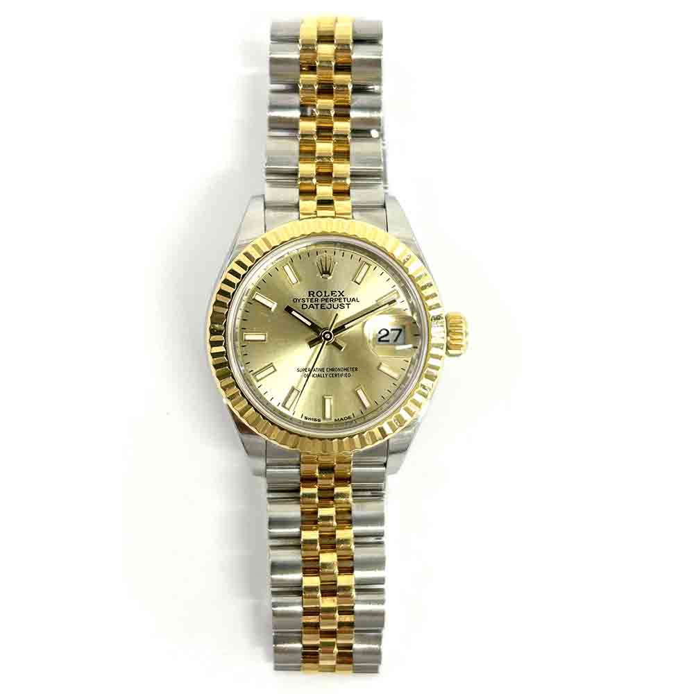 Rolex Lady-Datejust 28mm Champagne Dial 279173