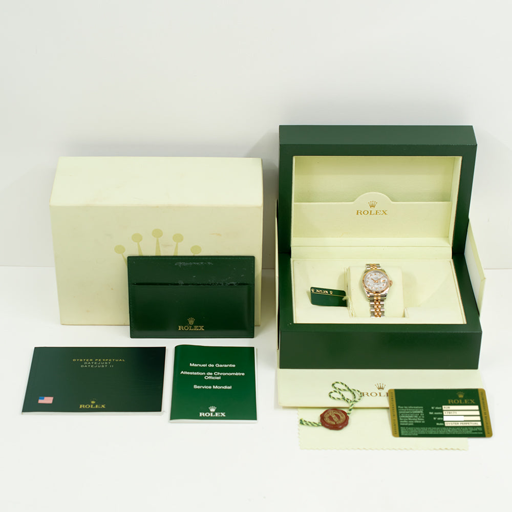 Rolex Datejust 26mm Meteorite Diamond Dial 179171G (2013)