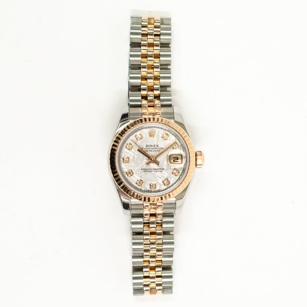 Rolex Datejust 26mm Meteorite Diamond Dial 179171G (2013)