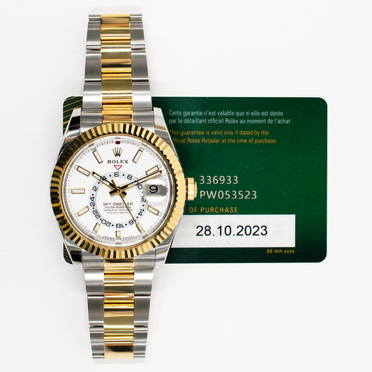 Rolex Sky-Dweller 42mm White Dial 336933 (2023)