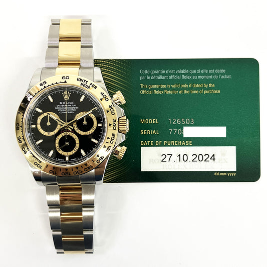 Rolex Cosmograph Daytona 40mm Black Dial 126503