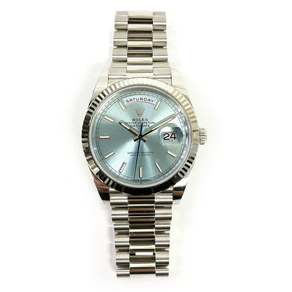 Rolex Day-Date 40mm Ice Blue Dial 228236