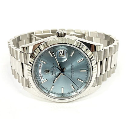 Rolex Day-Date 40mm Ice Blue Dial 228236