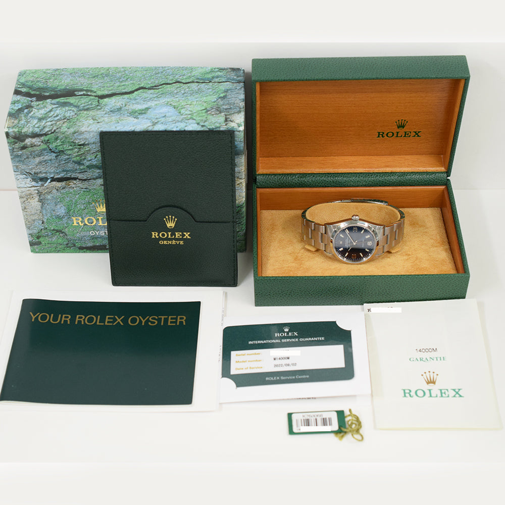 Rolex Air-King 34mm Blue Dial 14000M (2003)