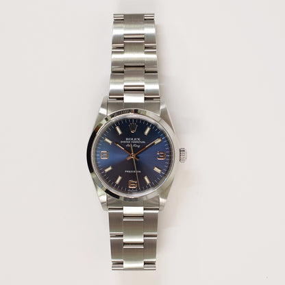 Rolex Air-King 34mm Blue Dial 14000M (2003)