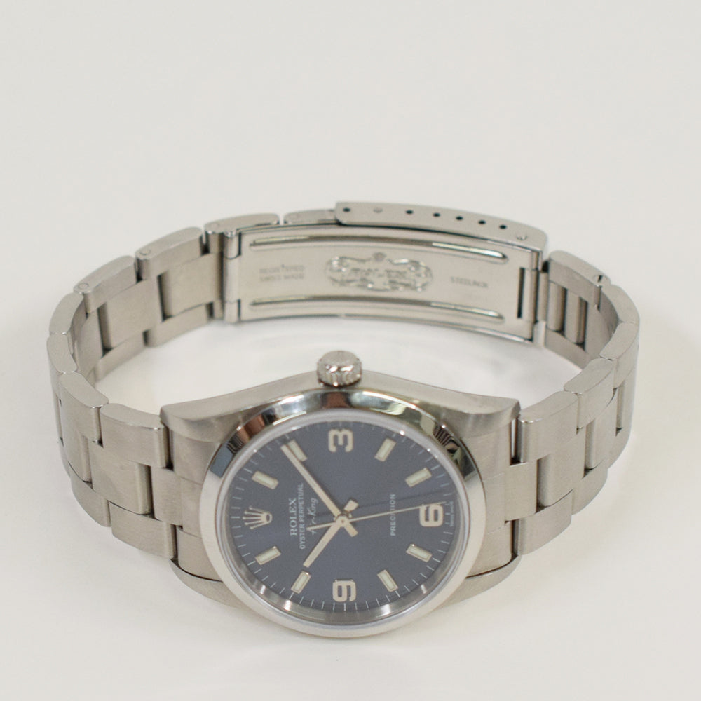 Rolex Air-King 34mm Blue Dial 14000M (2003)