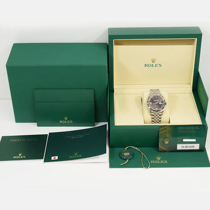 Rolex Datejust 36mm Brown Roman "VI&IX" Diamond Dial 126234 (2026)