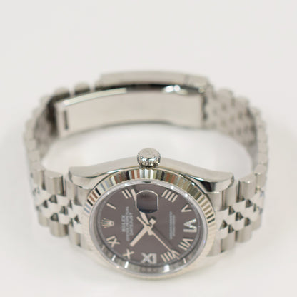 Rolex Datejust 36mm Brown Roman "VI&IX" Diamond Dial 126234 (2026)