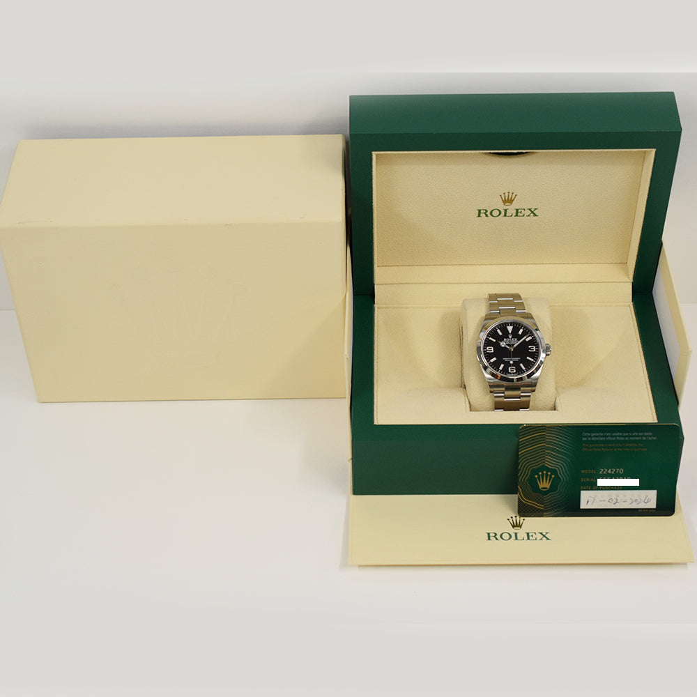 Rolex Explorer 40mm Black Dial 224270 (2024)