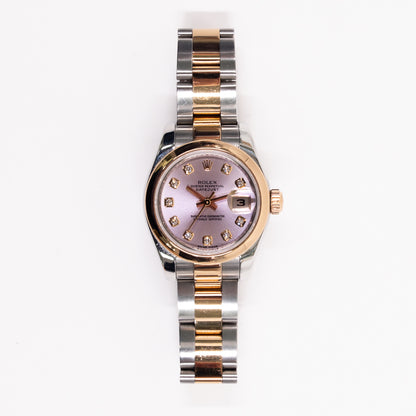 Rolex Lady-Datejust 26mm Pink Diamond Dial 179161G (2008)
