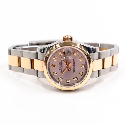 Rolex Lady-Datejust 26mm Pink Diamond Dial 179161G (2008)