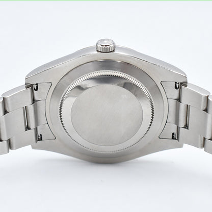 Rolex Datejust II Silver Diamond Dial 116334G (2010)
