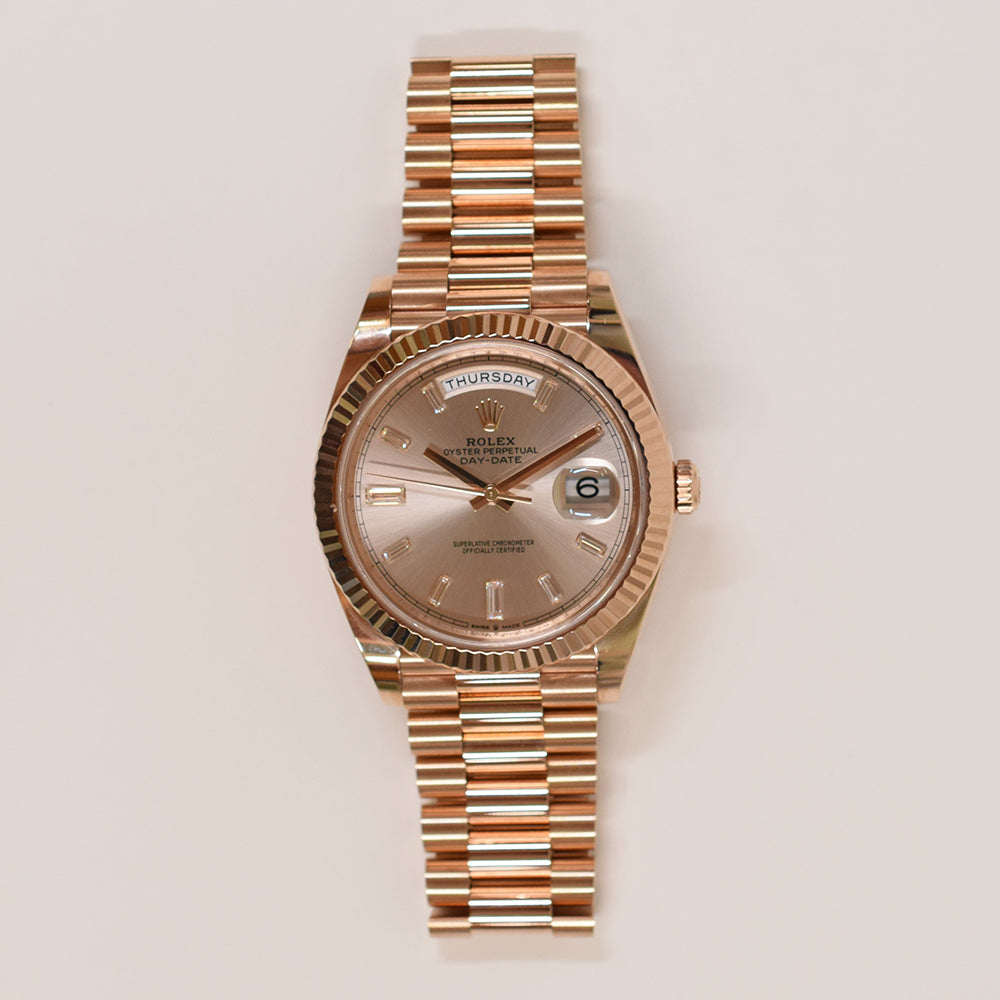 Rolex Day-Date Sundust Diamond Dial 228235A (2022)