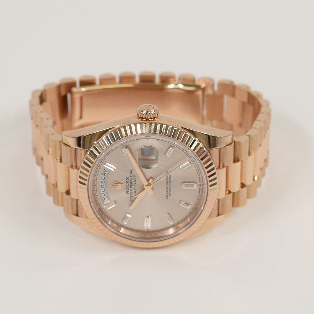 Rolex Day-Date Sundust Diamond Dial 228235A (2022)