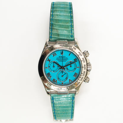 Rolex Daytona Turquoise Roman Dial 116519 (2002)