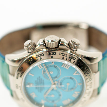 Rolex Daytona Turquoise Roman Dial 116519 (2002)