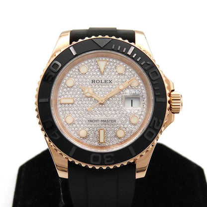 Rolex Yacht-Master 40mm Pave Diamond Dial 116655 (2018)