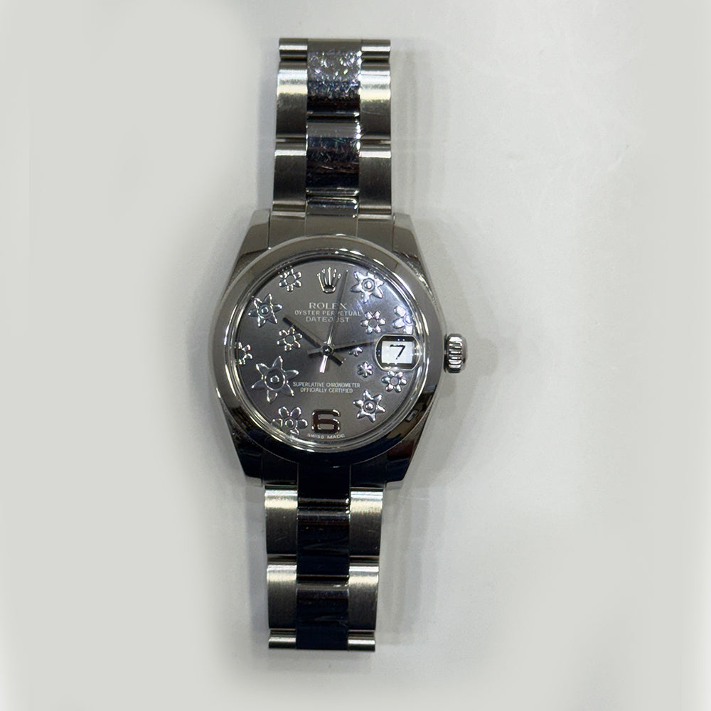 Rolex Datejust 31mm Grey Flower Dial 178240 (2013)