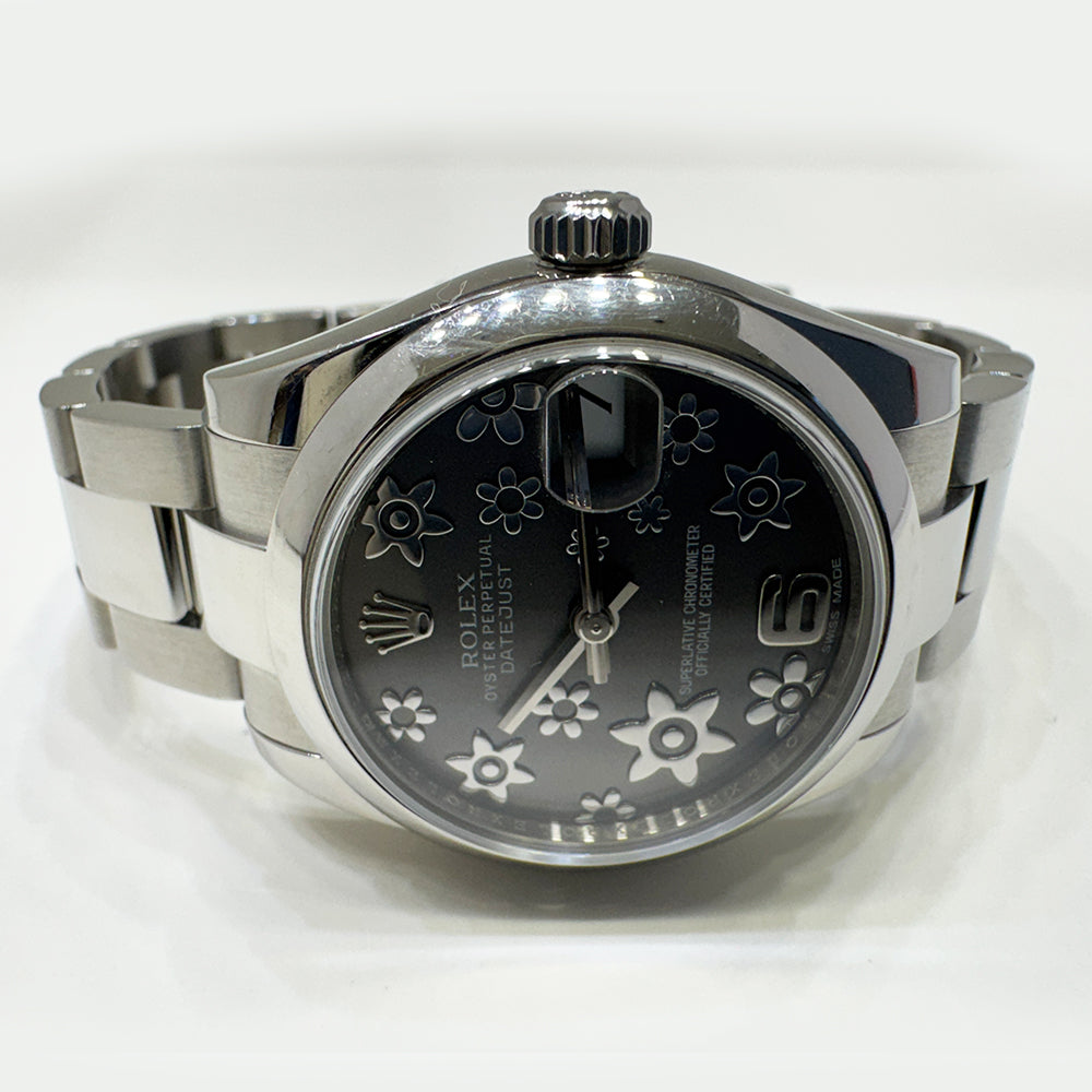 Rolex Datejust 31mm Grey Flower Dial 178240 (2013)