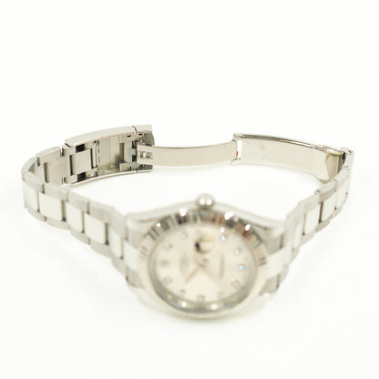 Rolex Datejust II Silver Diamond Dial 116334