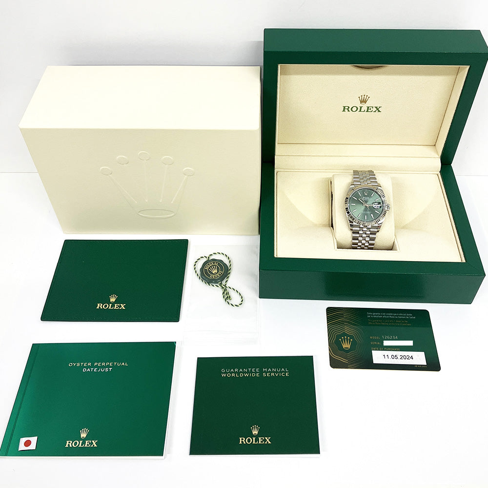 Rolex Datejust 36mm Green Dial 126234