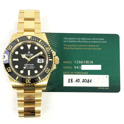 Rolex Submariner Date Black Dial 126618LN