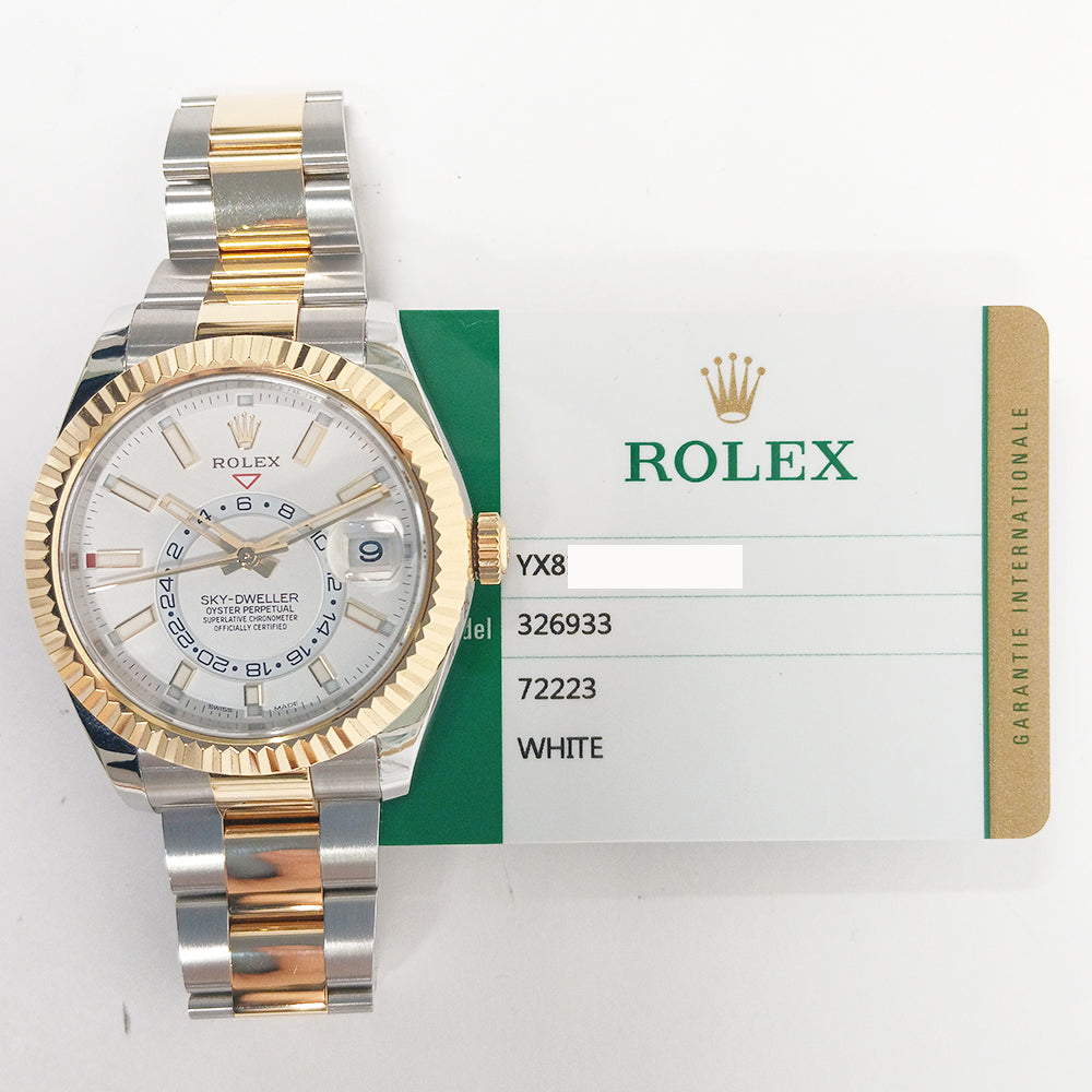 Rolex Sky-Dweller White Dial 326933 (2018)