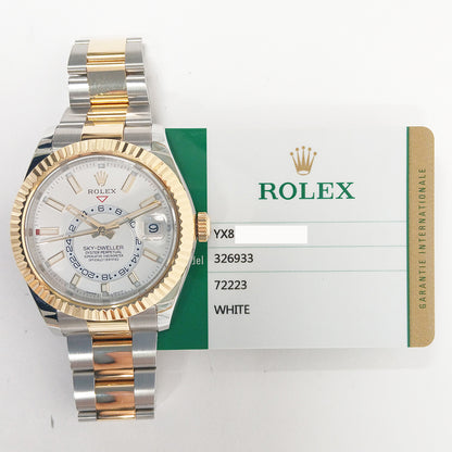 Rolex Sky-Dweller White Dial 326933 (2018)