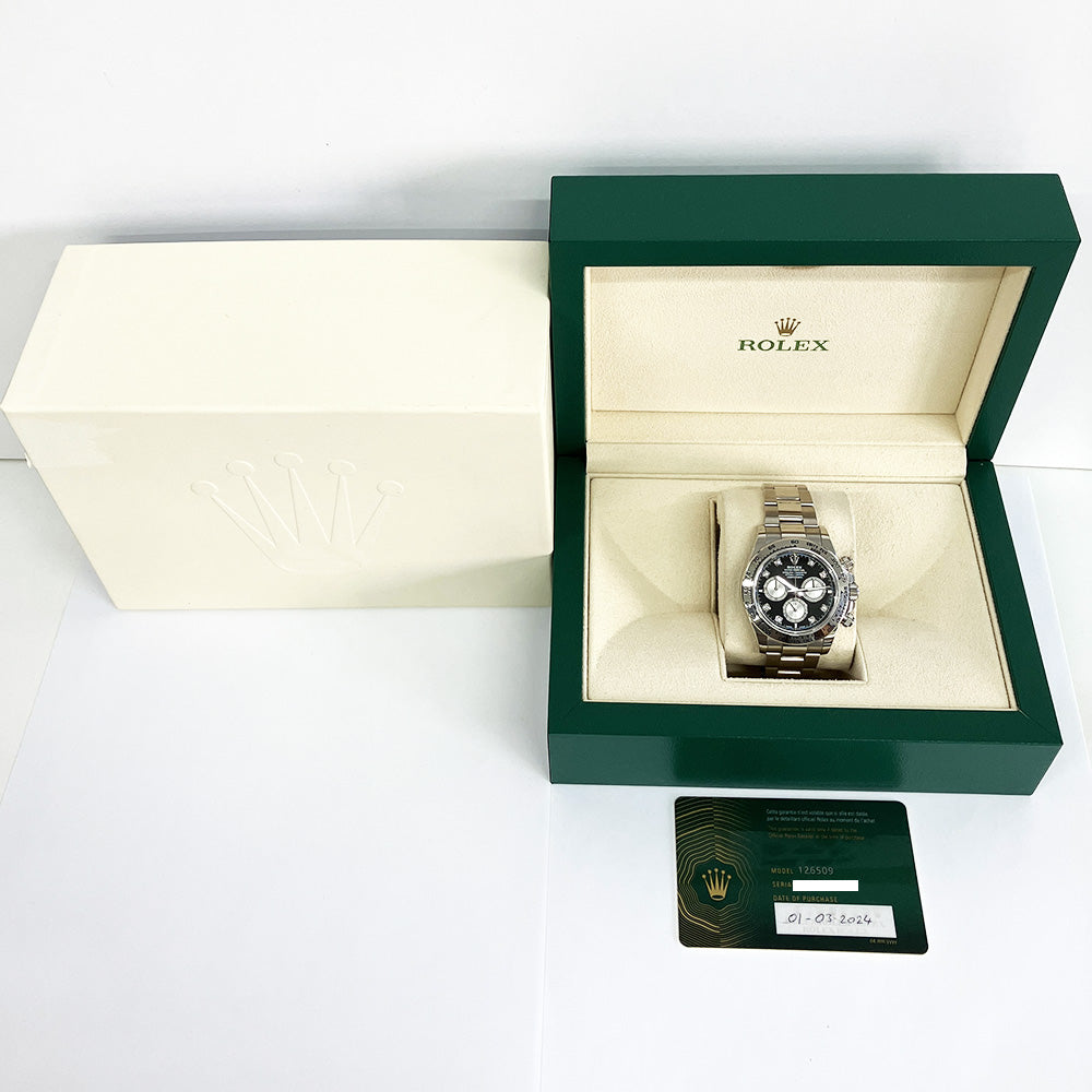 Rolex Cosmograph Daytona Black Diamond Dial 126509G