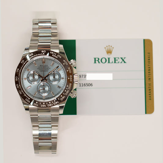 Rolex Daytona Ice Blue Diamond Dial 116506 (2018)