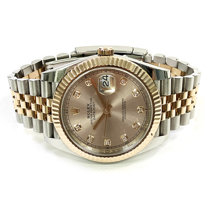 Rolex Datejust 41mm Sundust Diamond Fluted Dial 126331 (2020)