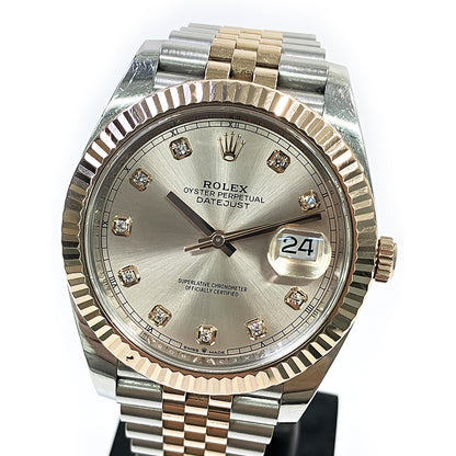 Rolex Datejust 41mm Sundust Diamond Fluted Dial 126331 (2020)