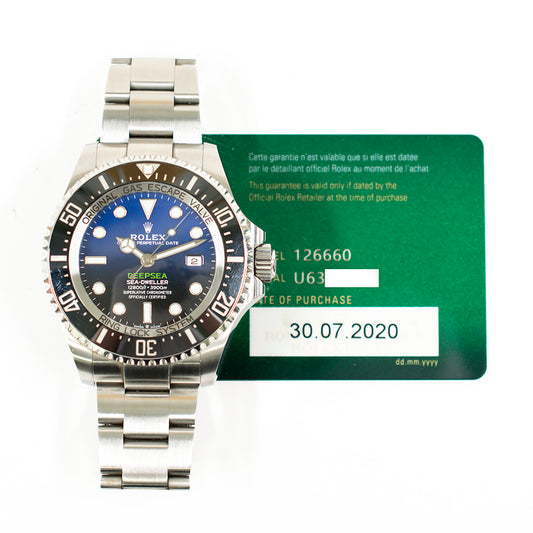 Rolex Sea Dweller Deep Sea 44mm D-Blue Dial 126660 (2020)