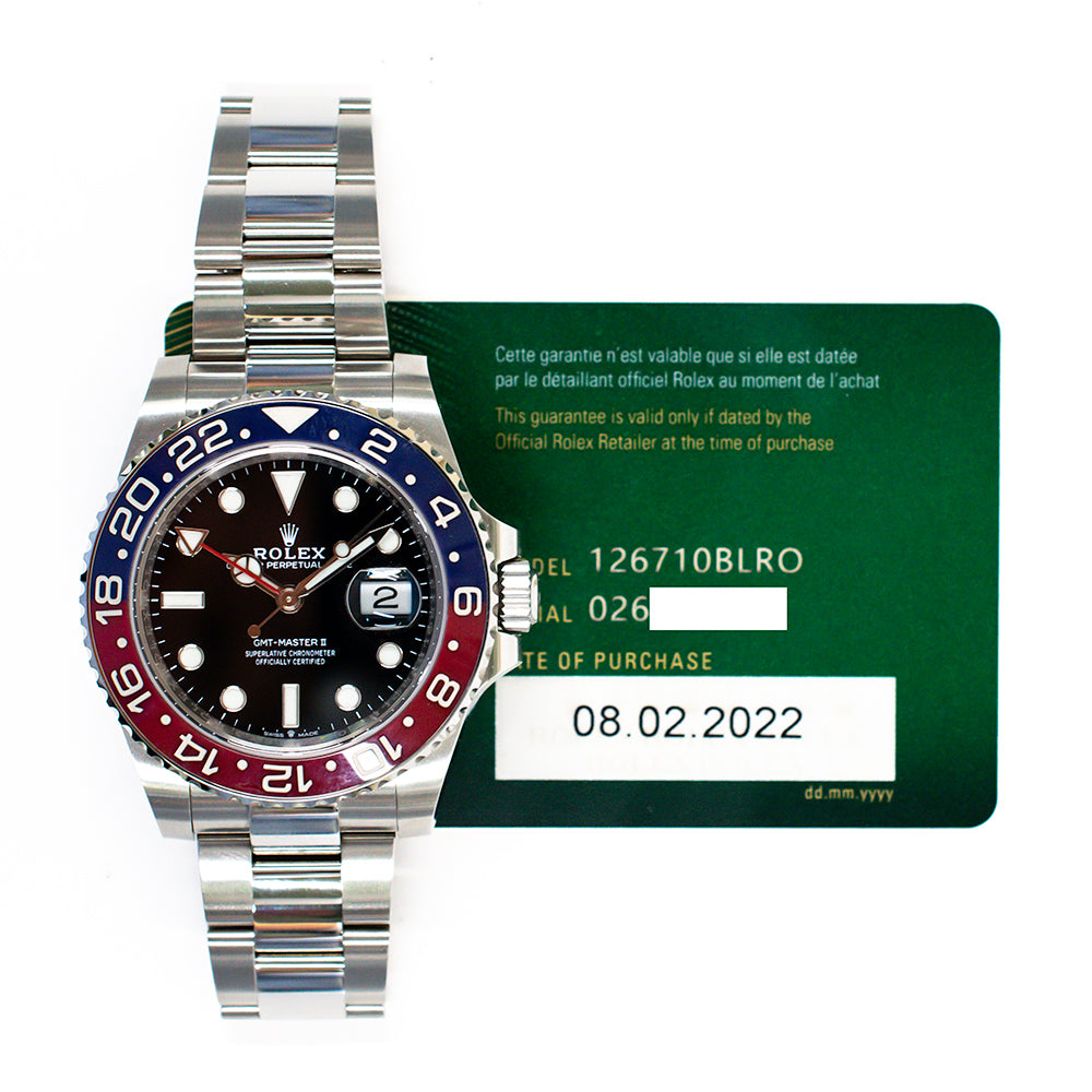 Rolex GMT-Master II "Pepsi" Dial 126710BLRO (2022)