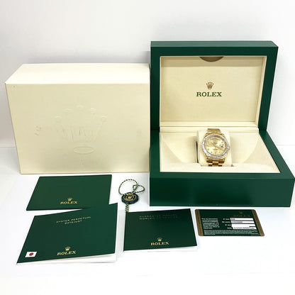 Rolex Day-Date II 40mm Champagne Diamond Dial 218398BR