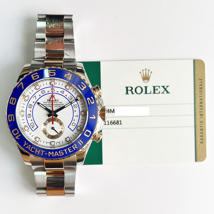 Rolex Yacht-Master II White Dial 116681