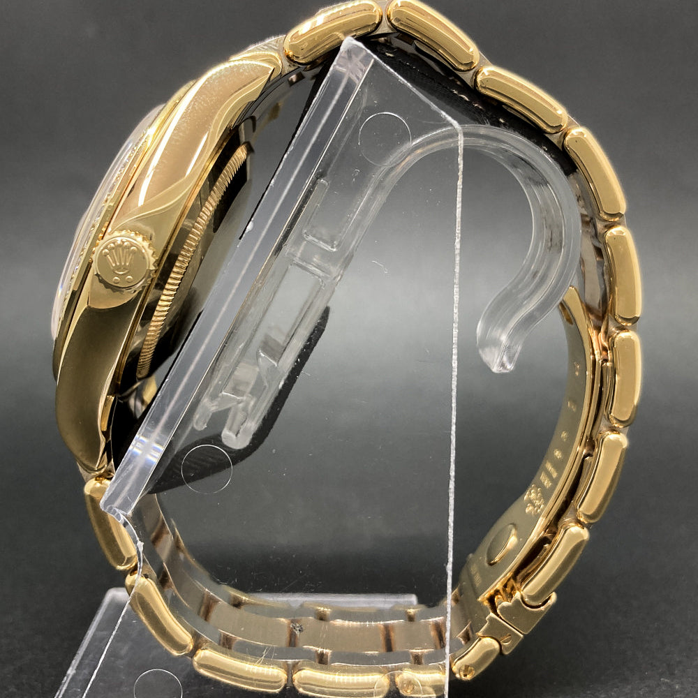 Rolex Day-Date Pearlmaster 39mm Silver Diamond Dial 18948 (2005)