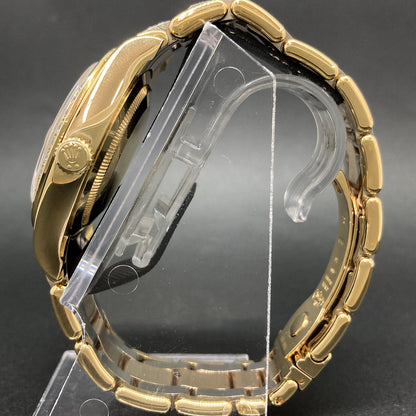 Rolex Day-Date Pearlmaster 39mm Silver Diamond Dial 18948 (2005)