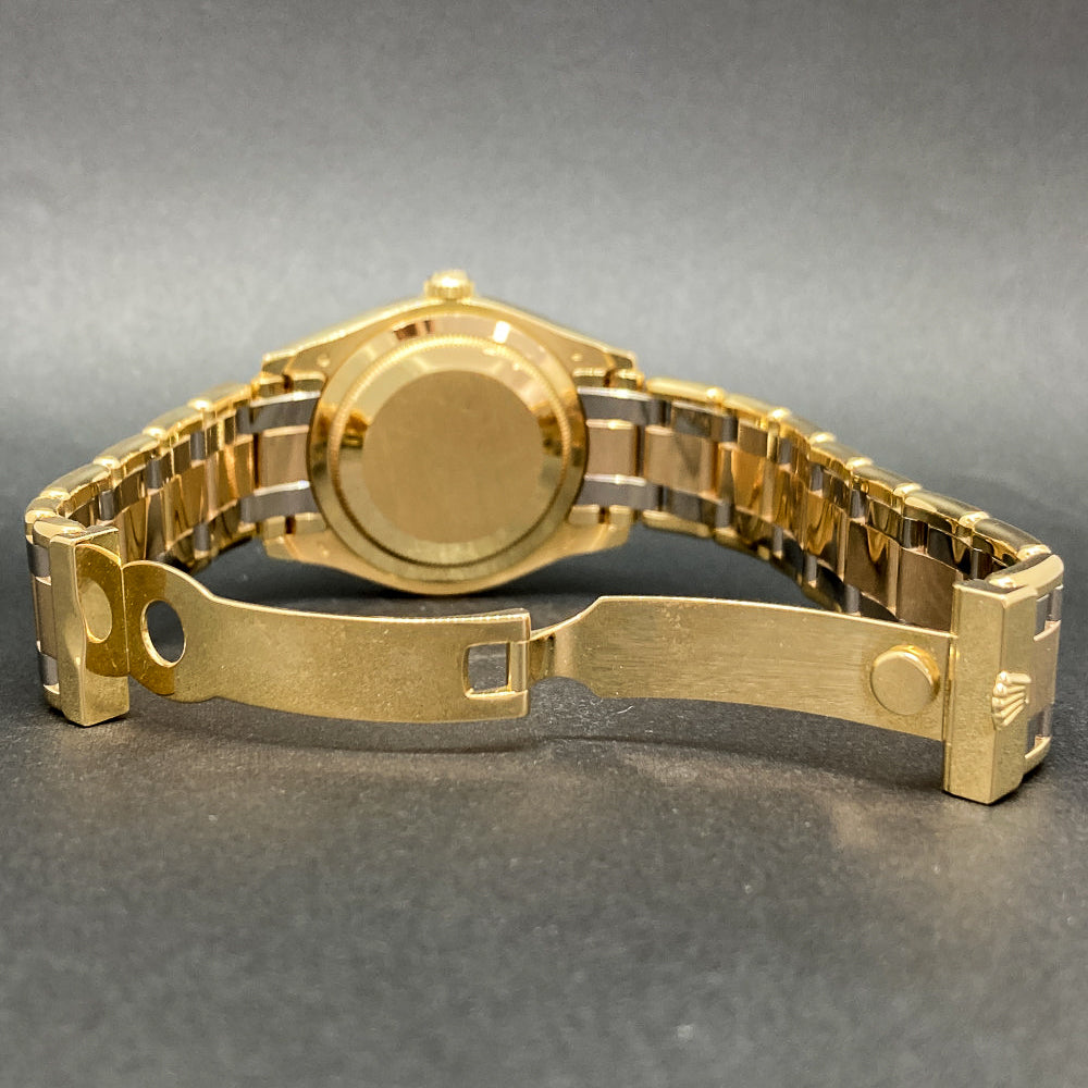 Rolex Day-Date Pearlmaster 39mm Silver Diamond Dial 18948 (2005)