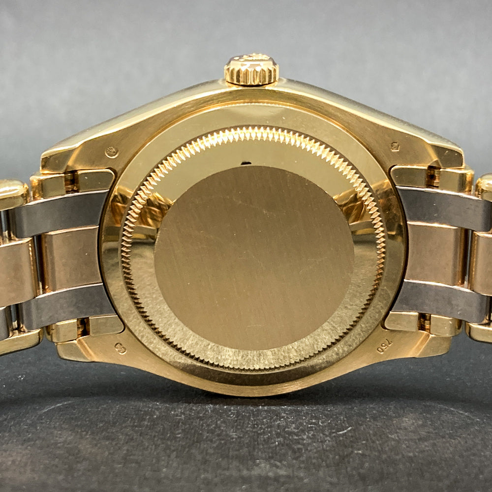 Rolex Day-Date Pearlmaster 39mm Silver Diamond Dial 18948 (2005)