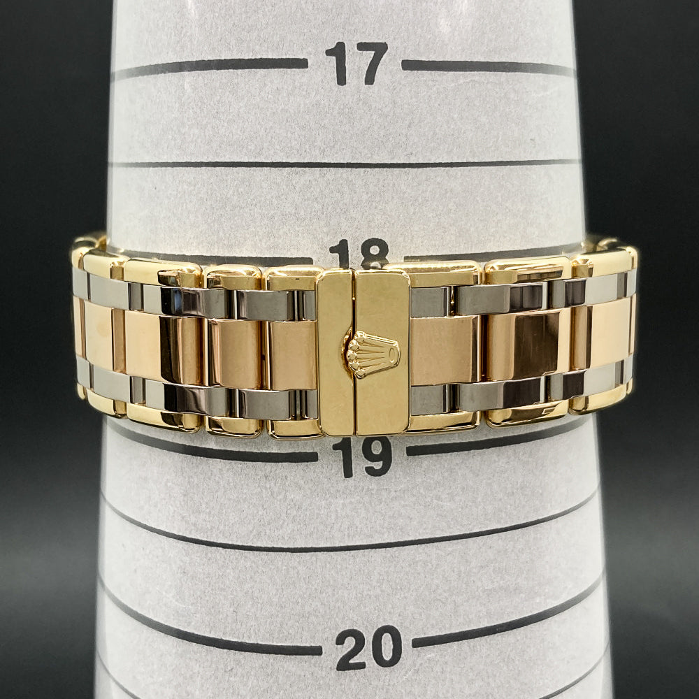 Rolex Day-Date Pearlmaster 39mm Silver Diamond Dial 18948 (2005)