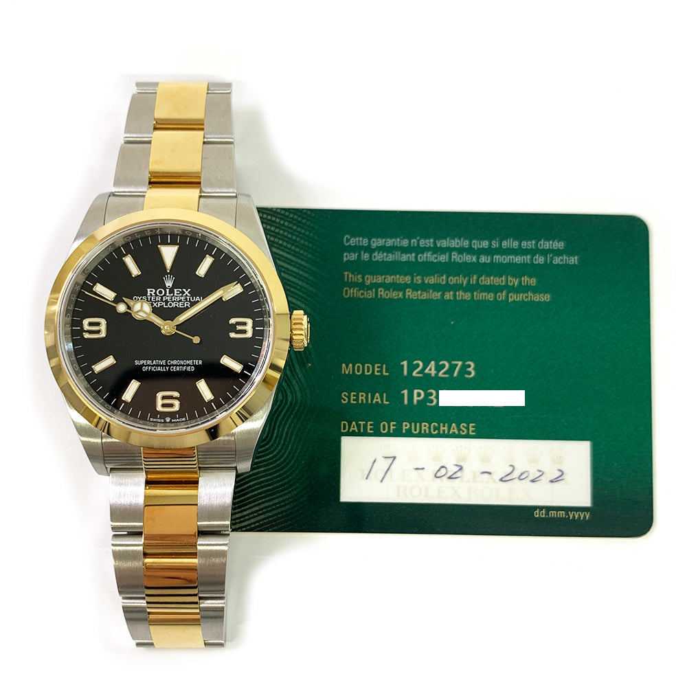 Rolex Explorer 36mm Black Dial 124273