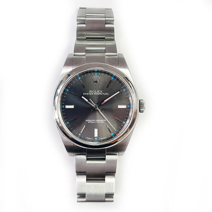 Rolex Oyster Perpetual 39mm Slate Dial 114300