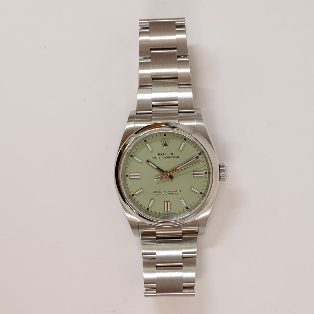 Rolex Oyster Perpetual 36mm Pistachio Dial 126000 (2026)