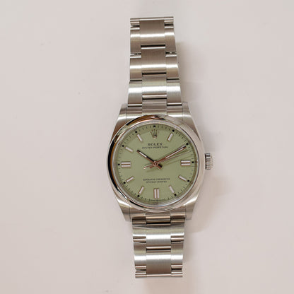 Rolex Oyster Perpetual 36mm Pistachio Dial 126000 (2026)