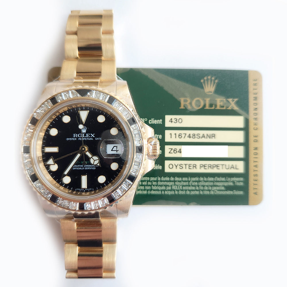 Rolex GMT-Master II Black Dial 116748SANR