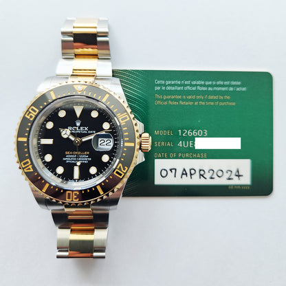 Rolex Sea-Dweller 43mm Black Dial 126603 (2024)